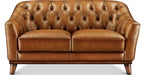 Lowell Leather Loveseat