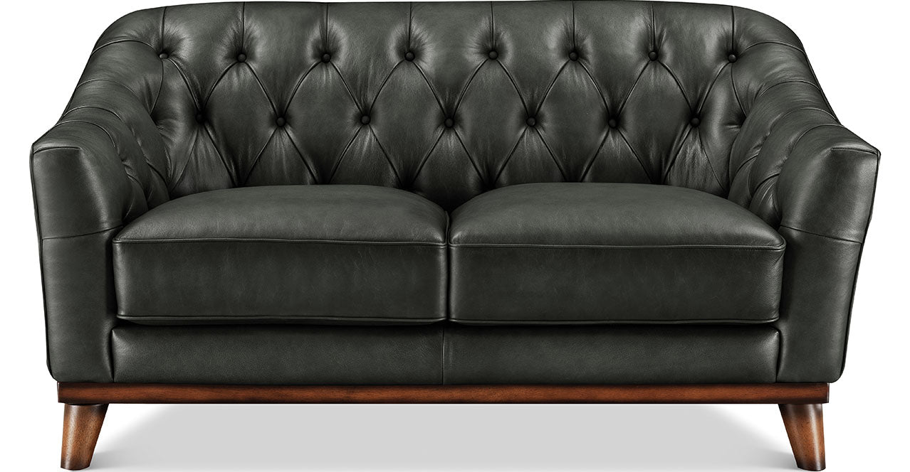 Lowell Leather Loveseat