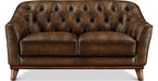 Lowell Leather Loveseat