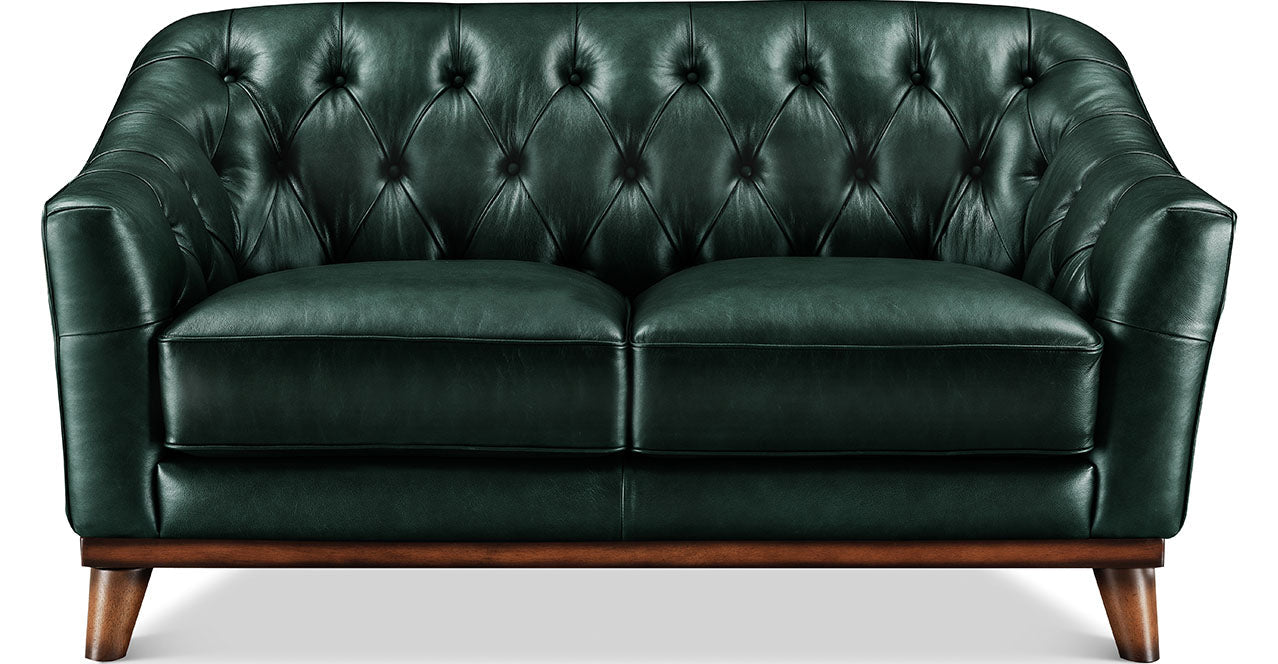 Lowell Leather Loveseat