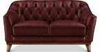 Lowell Leather Loveseat