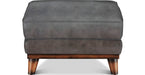 Lowell Leather Ottoman