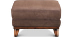 Lowell Leather Ottoman