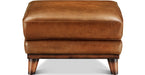 Lowell Leather Ottoman