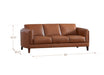 Maui Leather Ottoman