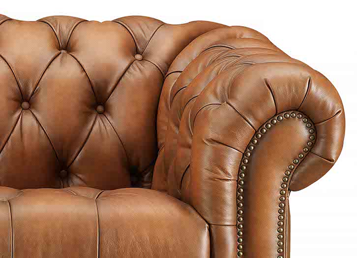 York Leather Loveseat