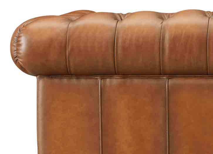 York Leather Loveseat