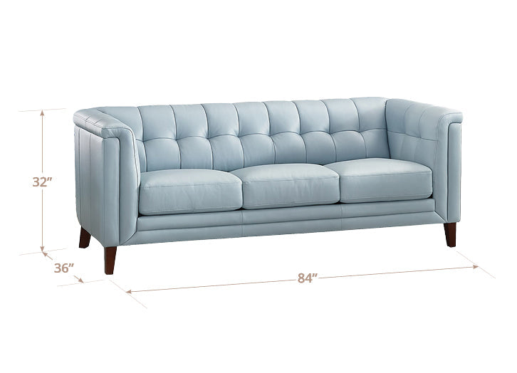 Arvo Leather Ottoman