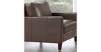 Ashby Leather Ottoman