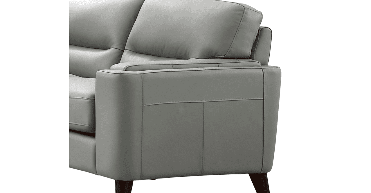Elm Leather Loveseat