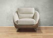 Pearl Leather Loveseat