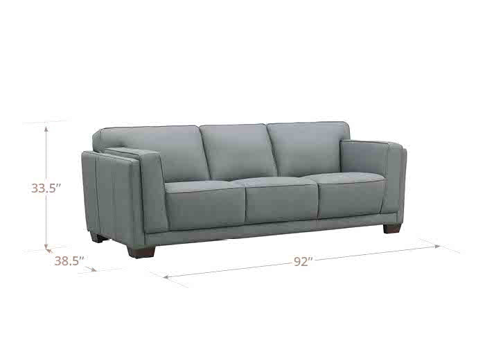 Marshall Leather Loveseat