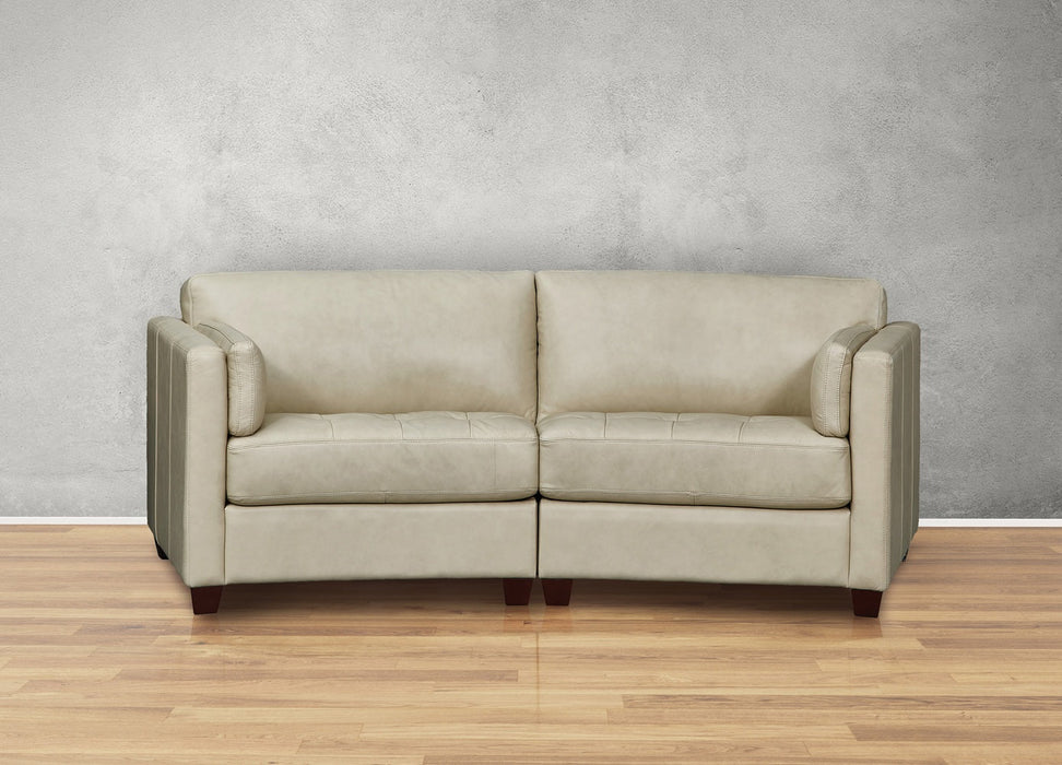 Yuna Curve Modular Leather Sofa Collection