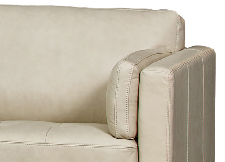 Yuna Curve Modular Leather Ottoman