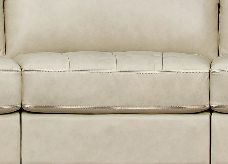 Yuna Curve Modular Leather Ottoman