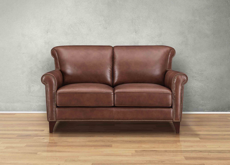 Navarro Leather Loveseat