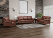 Navarro Leather Loveseat