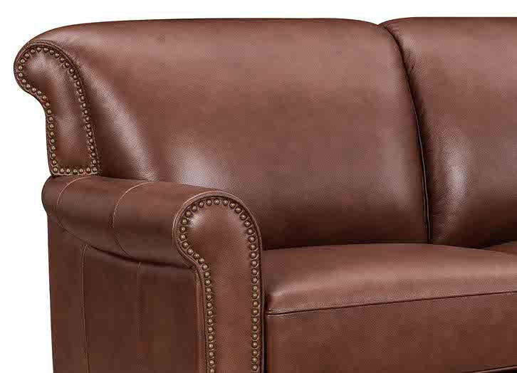 Navarro Leather Loveseat