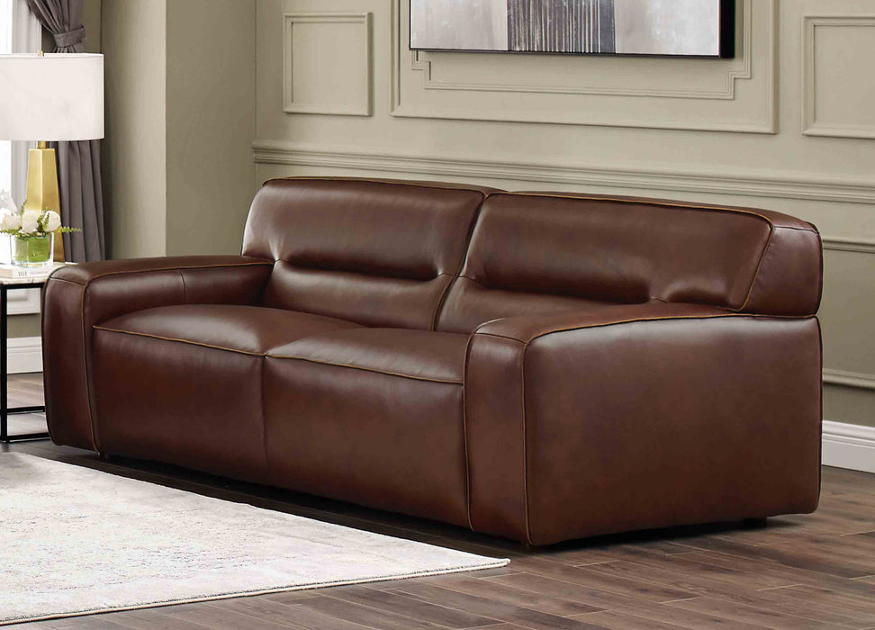 Dani Leather Loveseat