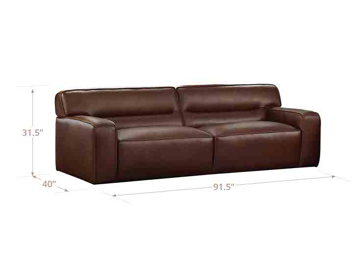 Dani Leather Loveseat