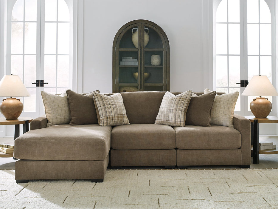 Camellia-Court Sectional with Chaise - Abundant Home Collections