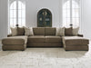 Camellia-Court Double Chaise Sectional - Abundant Home Collections