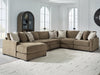 Camellia-Court Sectional with Chaise - Abundant Home Collections