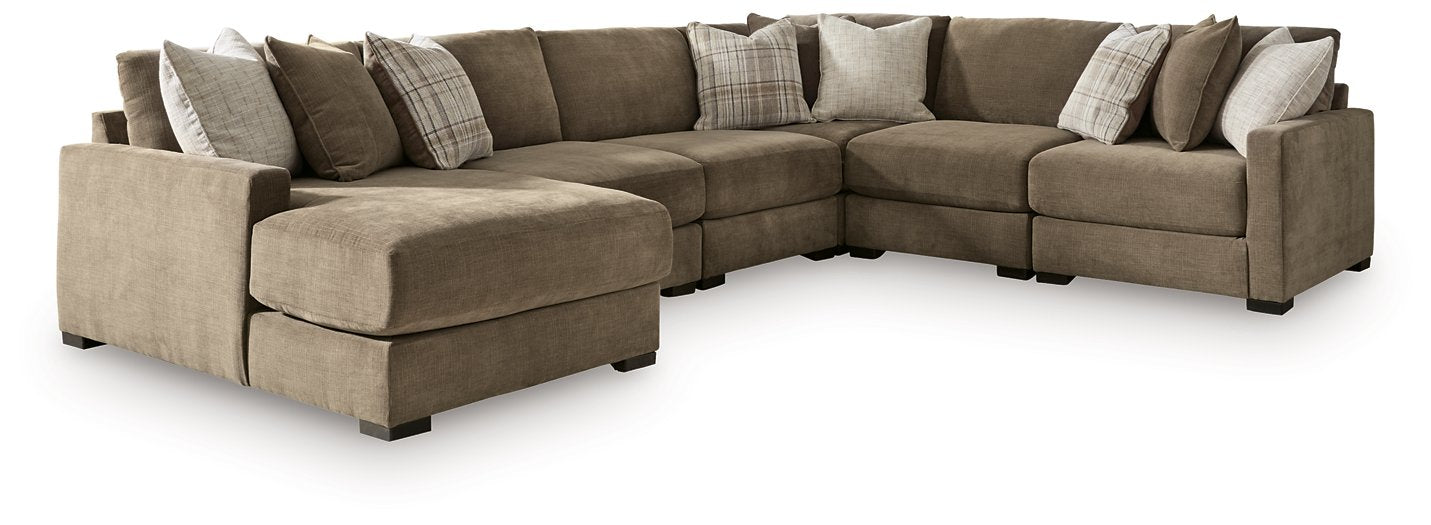 Camellia-Court Sectional with Chaise - Abundant Home Collections