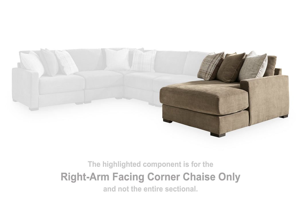 Camellia-Court Sectional with Chaise - Abundant Home Collections