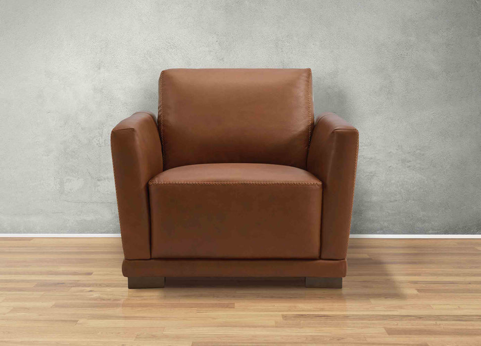 Mary Leather Loveseat