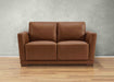 Mary Leather Loveseat