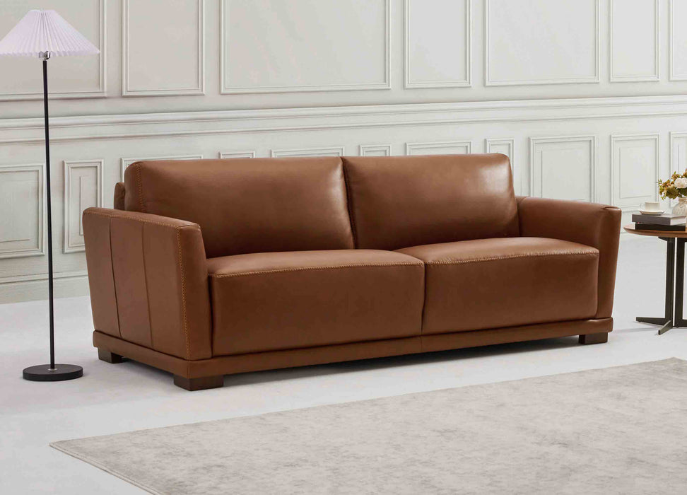 Mary Leather Loveseat