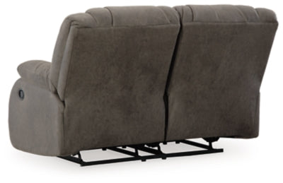 First Base Reclining Loveseat - Abundant Home Collections