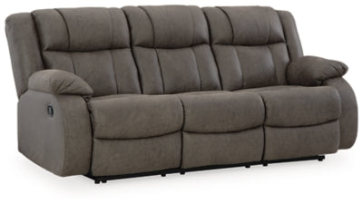 First Base Reclining Sofa - Abundant Home Collections