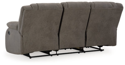 First Base Reclining Sofa - Abundant Home Collections