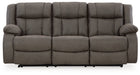 First Base Reclining Sofa - Abundant Home Collections