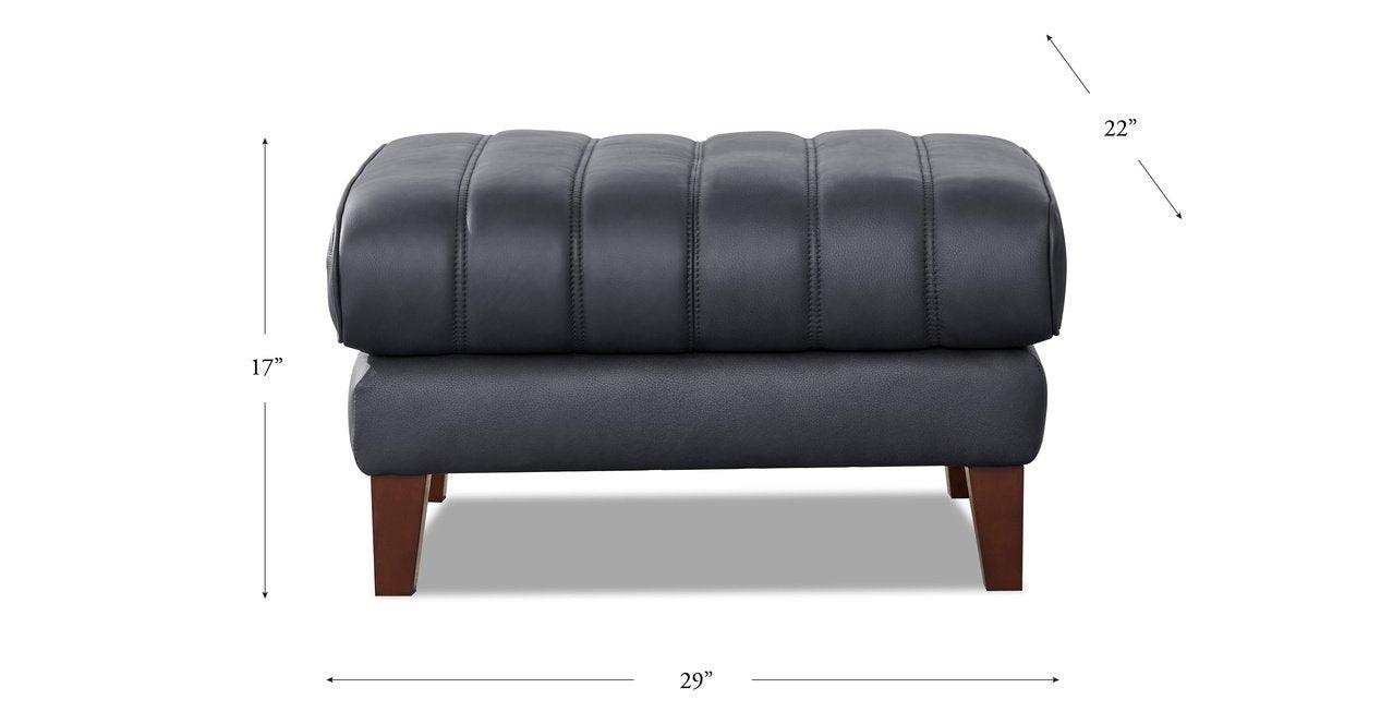 Ennis Leather Loveseat