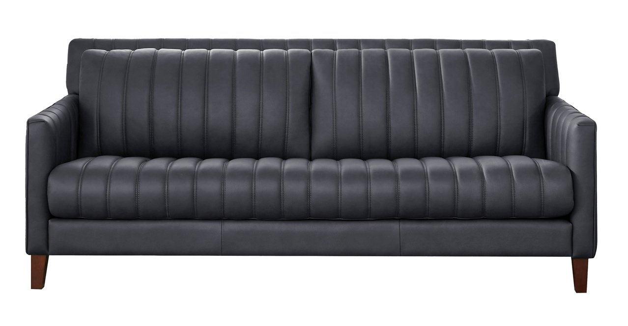 Ennis Leather Ottoman