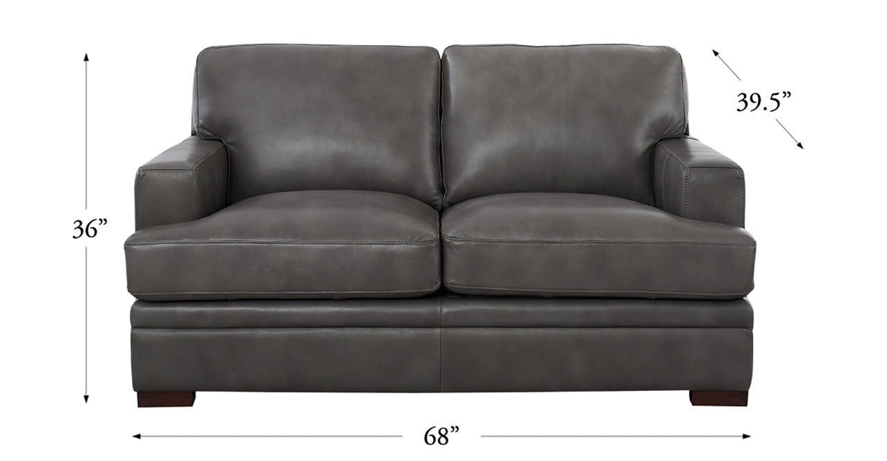 Georgia Leather Loveseat