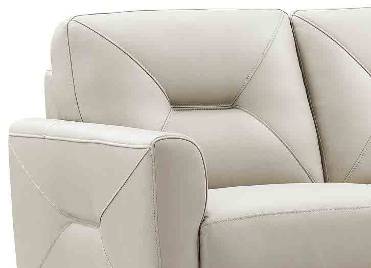 Mavis Leather Loveseat