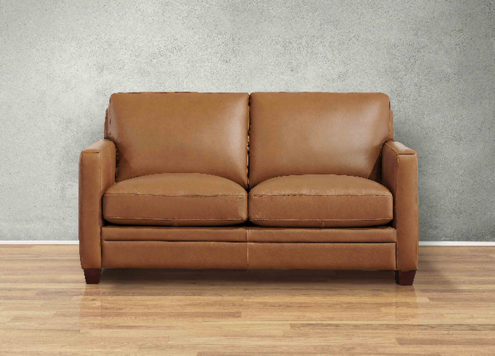 Naples Leather Loveseat