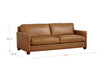 Naples Leather Loveseat