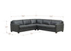 Naples Leather Sectional Collection
