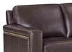 Alice Leather Ottoman