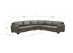 Alice Leather Sectional Collection