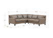 Ashby Leather Sectional Collection
