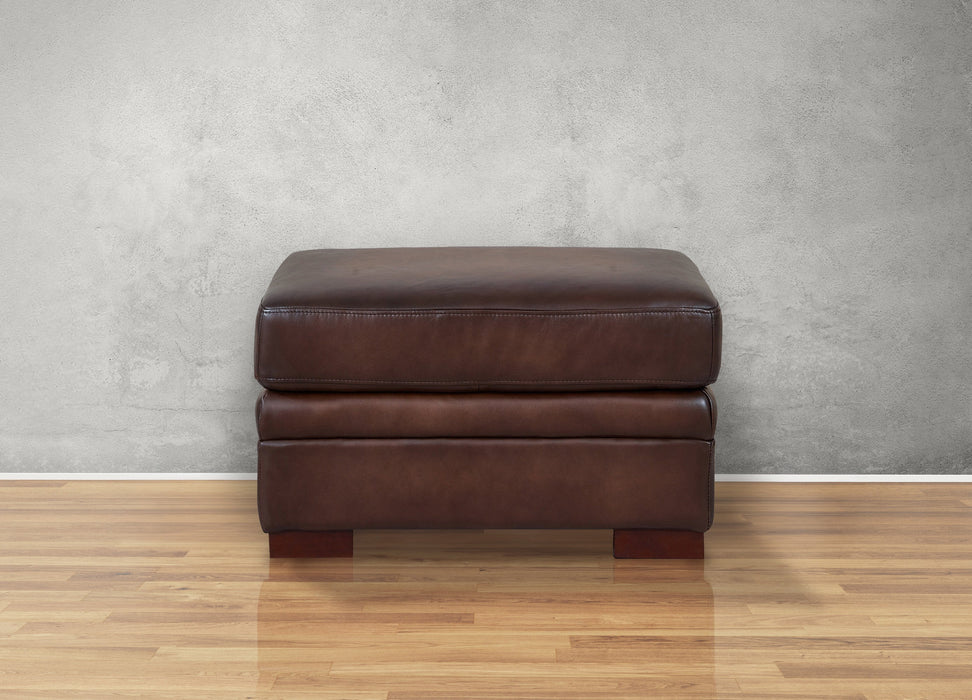 Brookfield Leather Ottoman