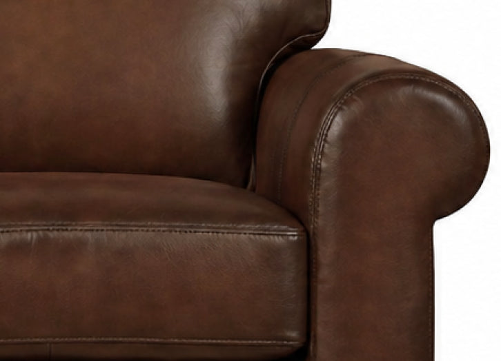Brookfield Leather Ottoman