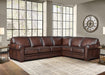 Brookfield Leather Sectional Collection