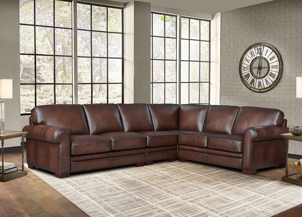 Brookfield Leather Sectional Collection